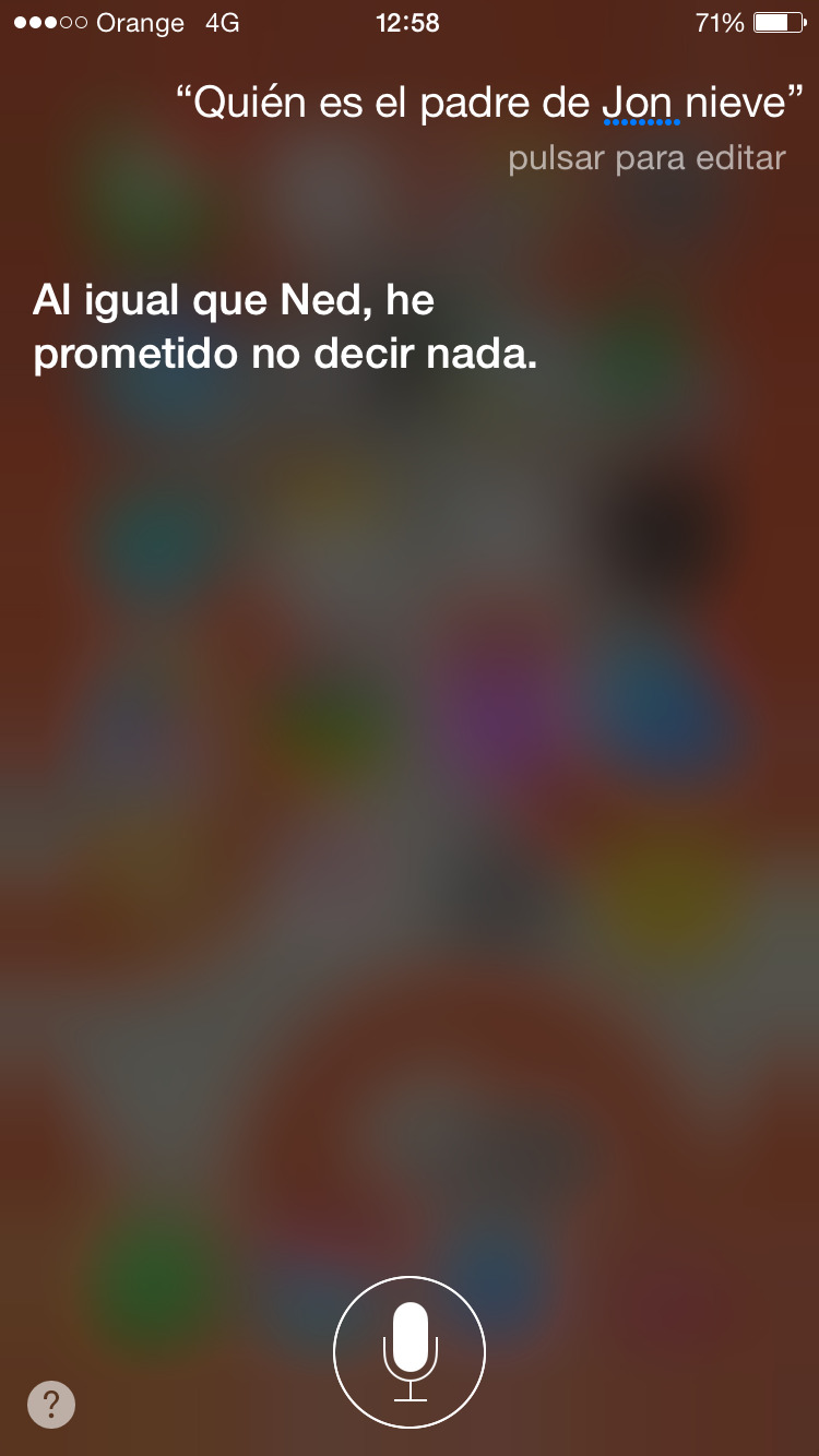 Como Se Contesta De Nada En Ingles Siri hace spoilers en los iPhone sobre Jon Snow y 'Juego de tronos'