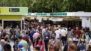 Imagen de la Feria del Libro, en el Parque del Retiro, 2016.