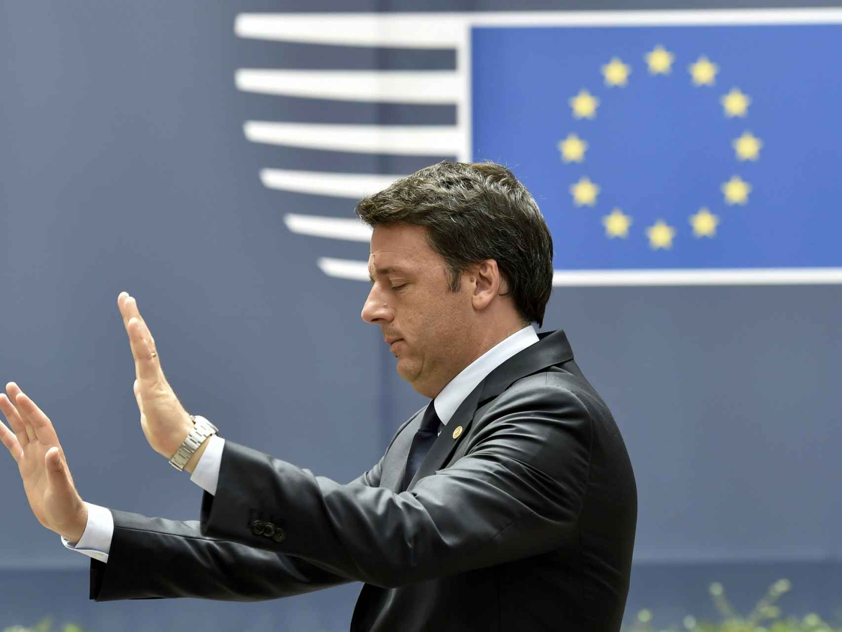 Renzi tiene un problema con la banca italiana.