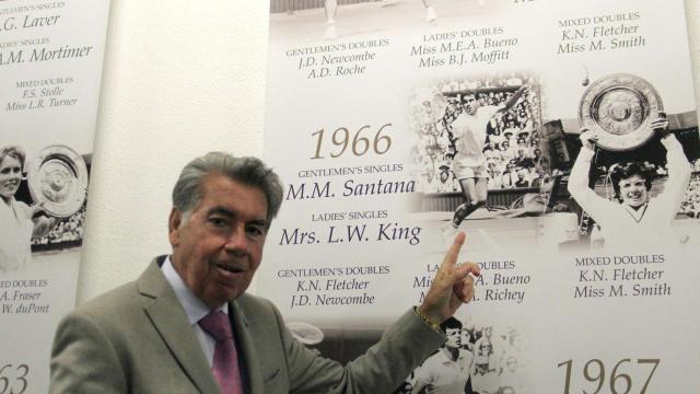 Manolo Santana recuerda su victoria en 1966.