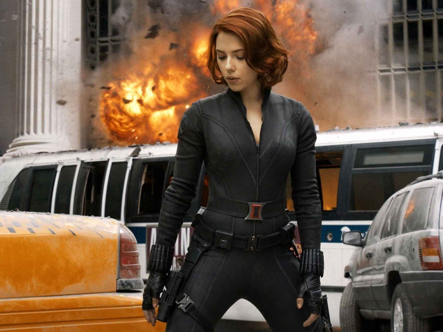 Scarlett Johansson en Los Vengadores.