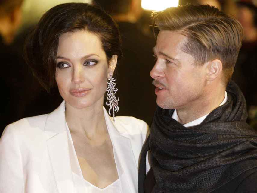 Angelina Jolie y su marido Brad Pitt