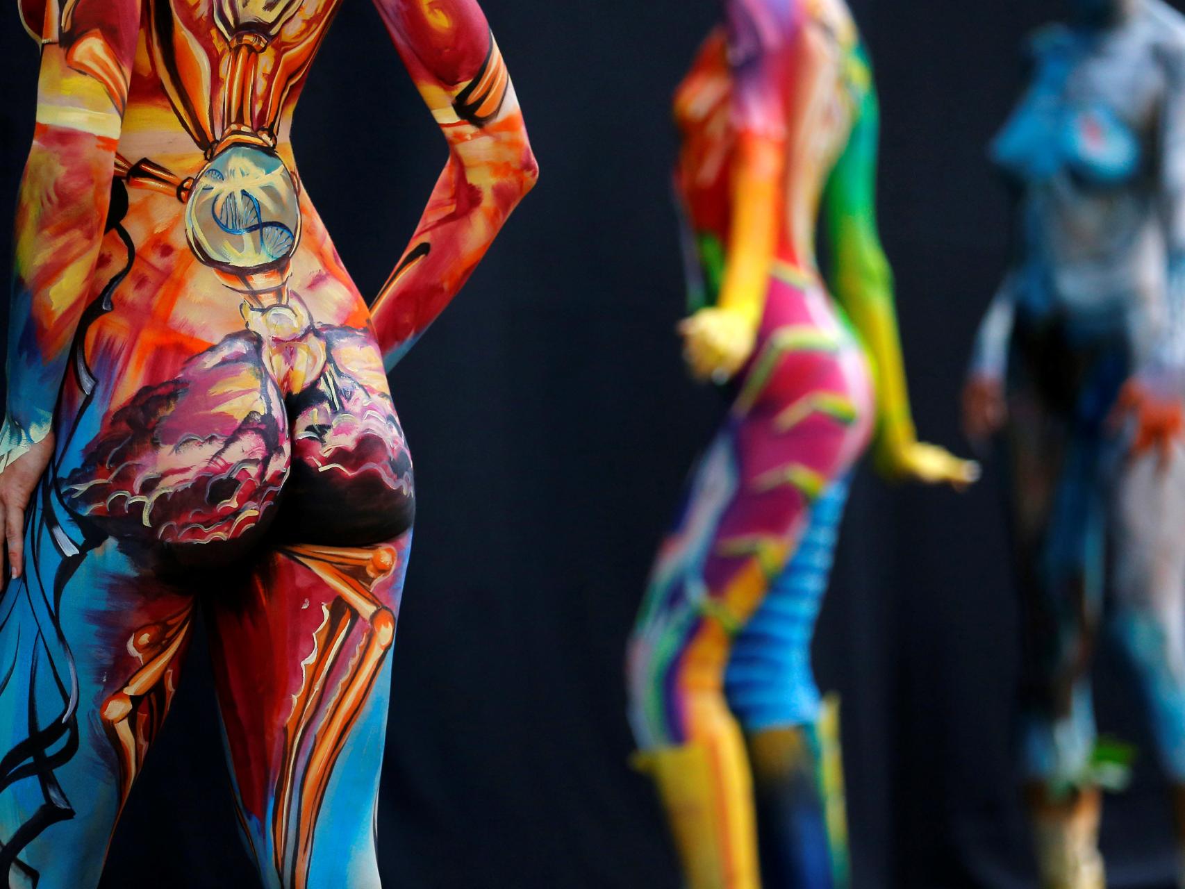 Very NSFW Moments from Texas Body Paint Competition 2018, San Antonio