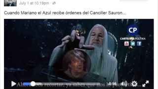 Merkel Sauron dictó el discurso más difícil de Rajoy Saruman