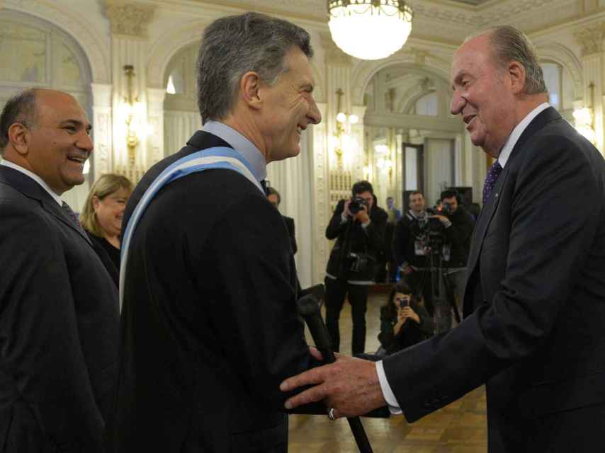 Don Juan Carlos, el “querido Rey” de Macri en la celebración de la independencia argentina