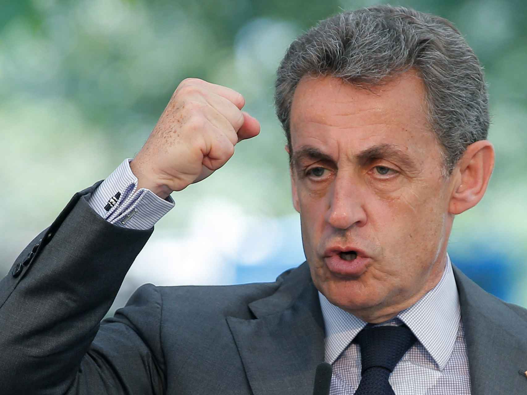 Nicolas Sarkozy dirige Los Republicanos desde 2014.