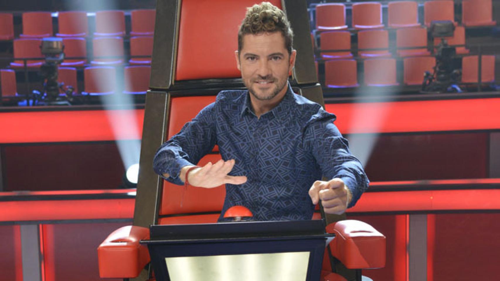 David Bisbal en la presentación de 'La Voz Kids'