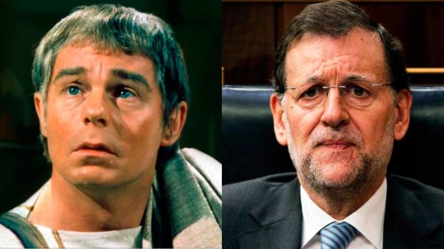 Yo, Claudio y Mariano Rajoy Brey.