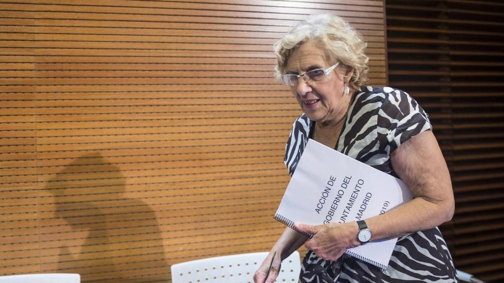 La alcaldesa de Madrid, Manuela Carmena.