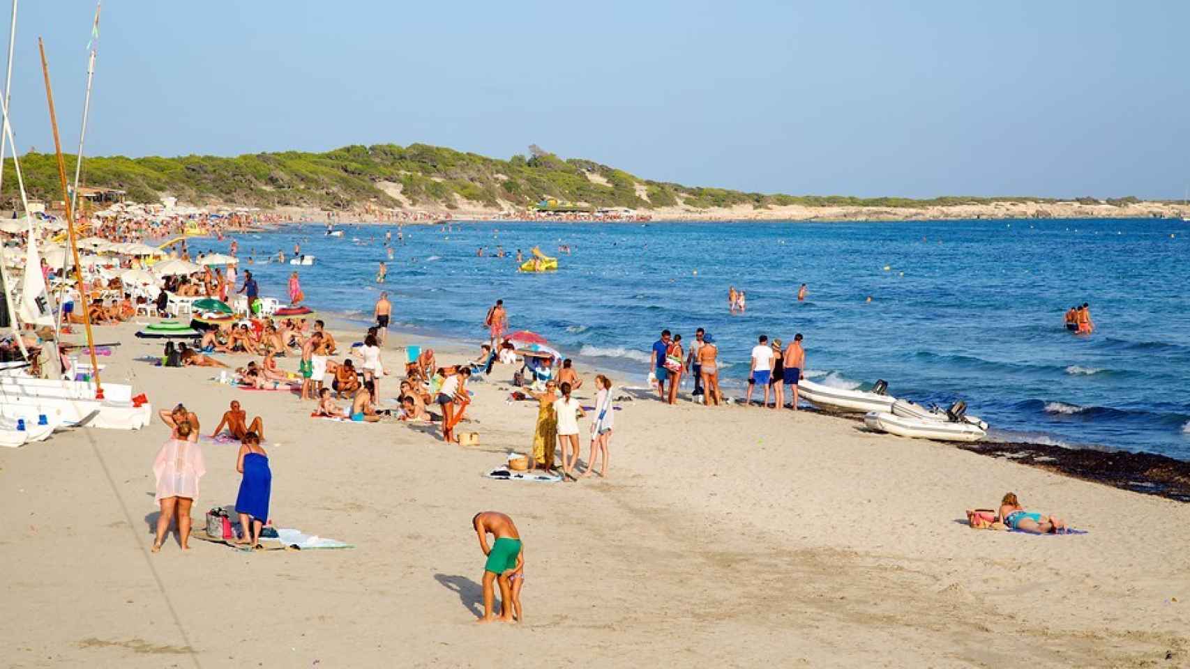 Playa Las Salinas en Ibiza