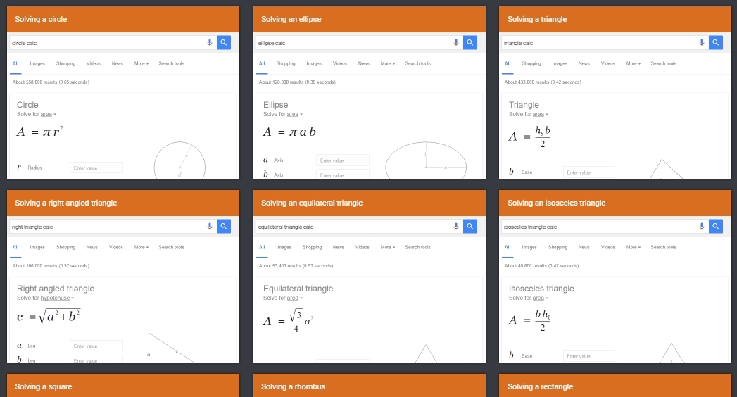 matematicas google