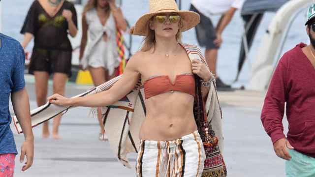 La actriz Kate Hudson esta semana en Ibiza
