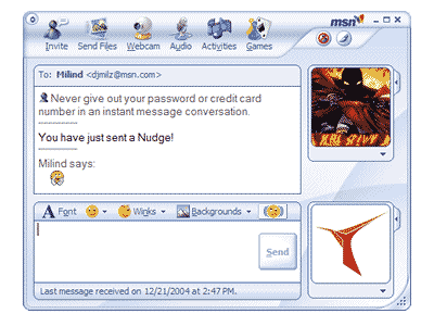 msn messenger 1
