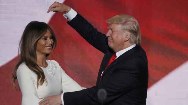 El matrimonio Trump, en la Convención Nacional Republicana.