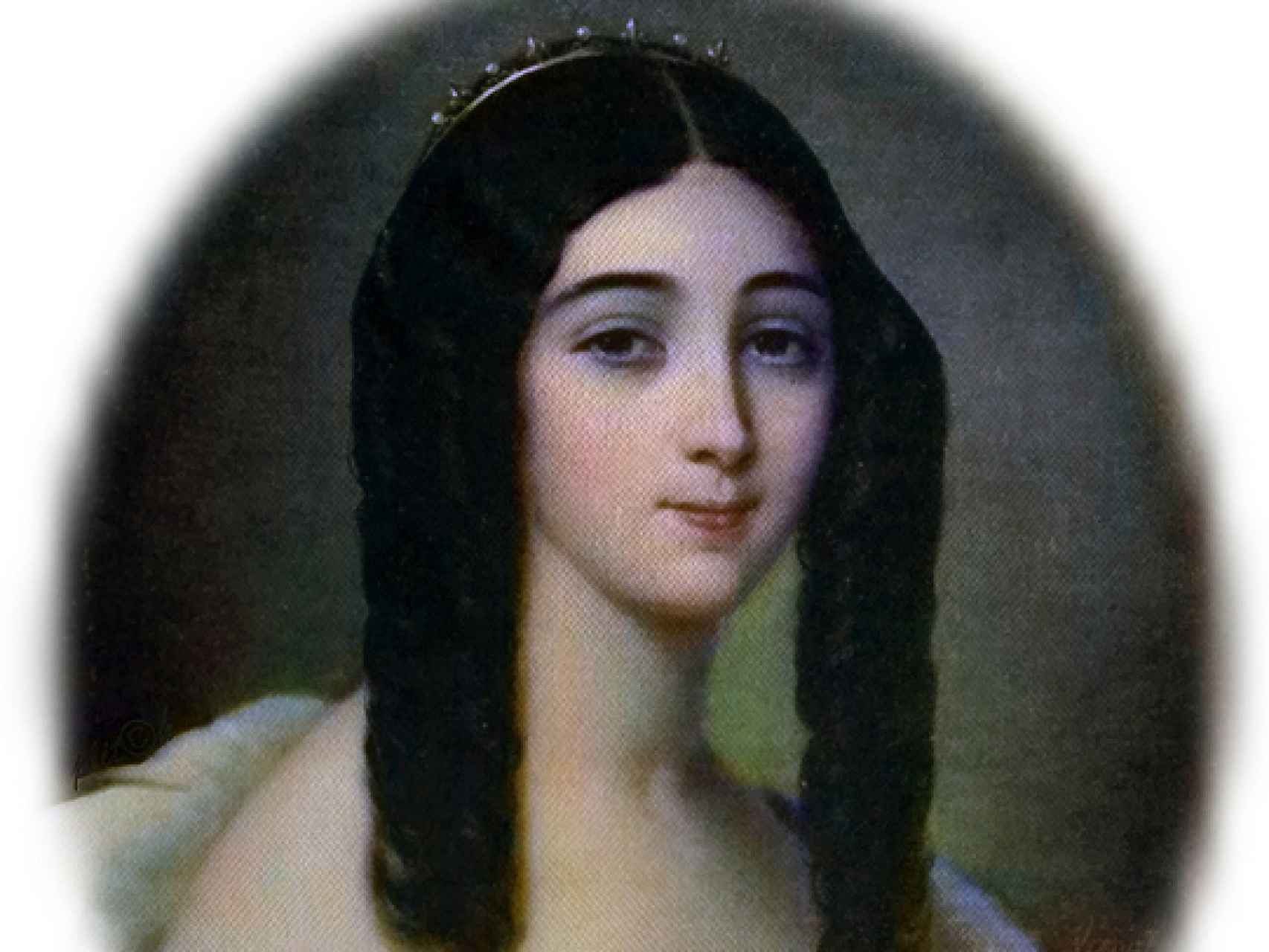 Rettrato de Marie Duplessis, la cortesana que enamoró a Dumas.