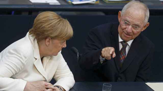 Angela Merkel y Wolfgang Schauble, canciller y ministro de finanzas de Alemania