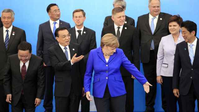 La canciller alemana, Angela Merkel, en la cumbre Asia-Europa.
