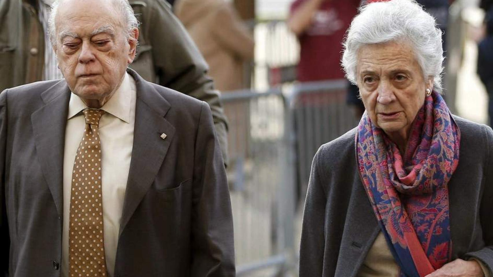 Jordi Pujol y su mujer, Marta Ferrusola
