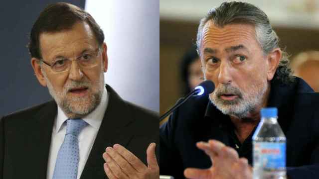 Mariano Rajoy a la izquierda y Francisco Correa a la derecha.
