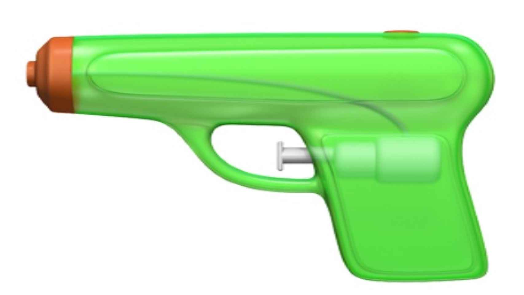 Una simple e inofensiva pistola de agua.