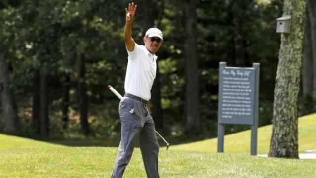 Barack Obama disfruta de un fin de semana de golf y relax.
