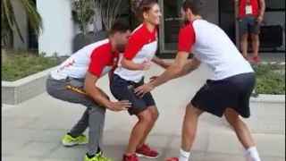 El vídeo más divertido de Pau, Felipe y el Chacho con las chicas del rugby