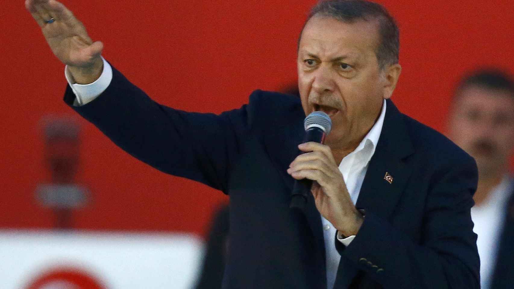 Erdogan, en un momento de su intervención.