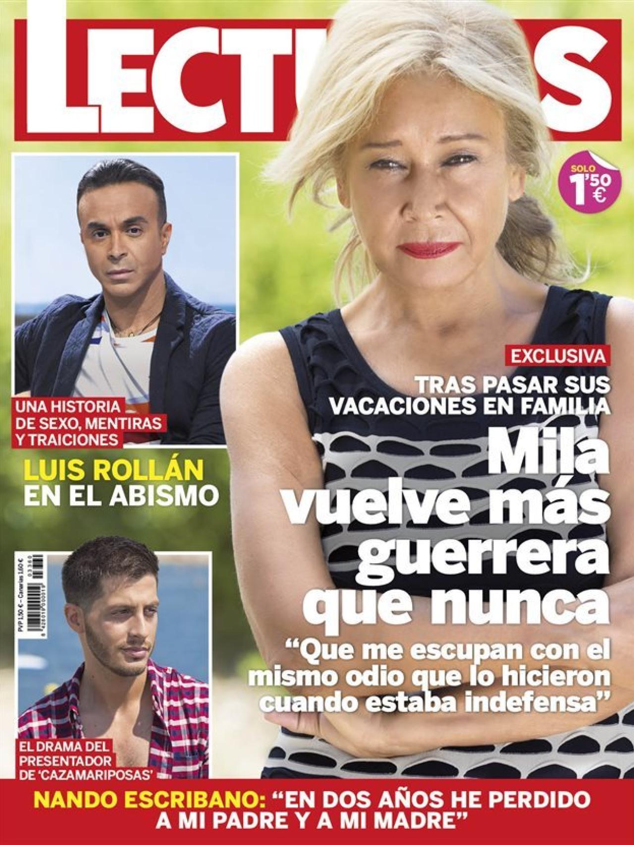 Portada de la revista Lecturas.