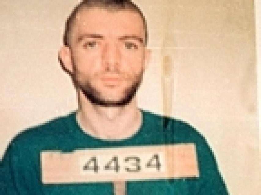 Foto de la detención de Pompeyo Miranda que consta en los registros del Ministerio de Justicia de Bolivia.