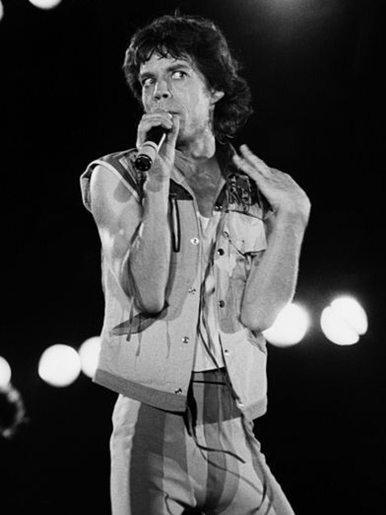 Concierto de los Rolling Stones en Torino (Italia) en 1982.