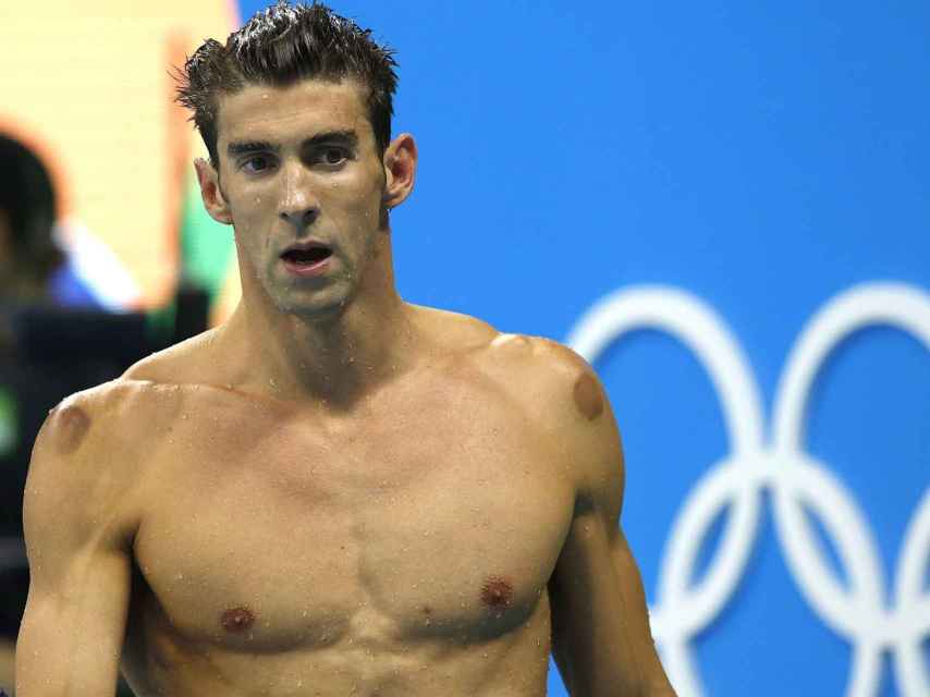 Michael Phelps, durante los Juegos Olímpicos.