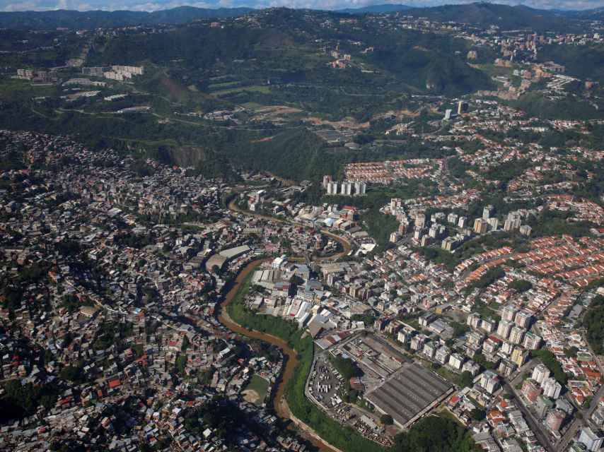 Vista aérea de Caracas.