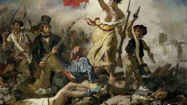 La libertad guiando al pueblo, de Eugène Delacroix.