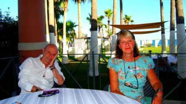 Andrés y su esposa de vacaciones en Marbella.