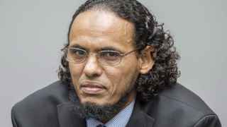 El acusado Achmad al Mahdi al Faqi, alias Abu Turab, comparece ante la Corte Penal Internacional.