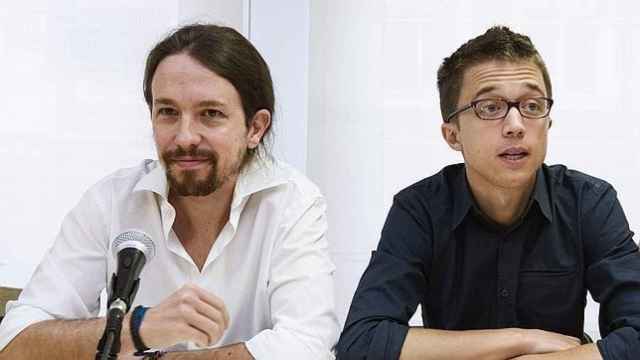 Pablo Iglesias e Íñigo Errejón.