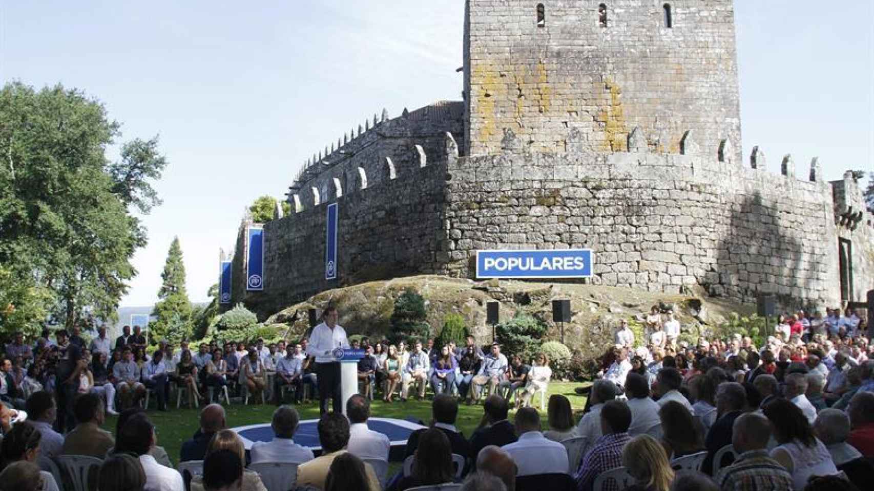 Rajoy en su intervención en el inicio del curso político del PP en años anteriores