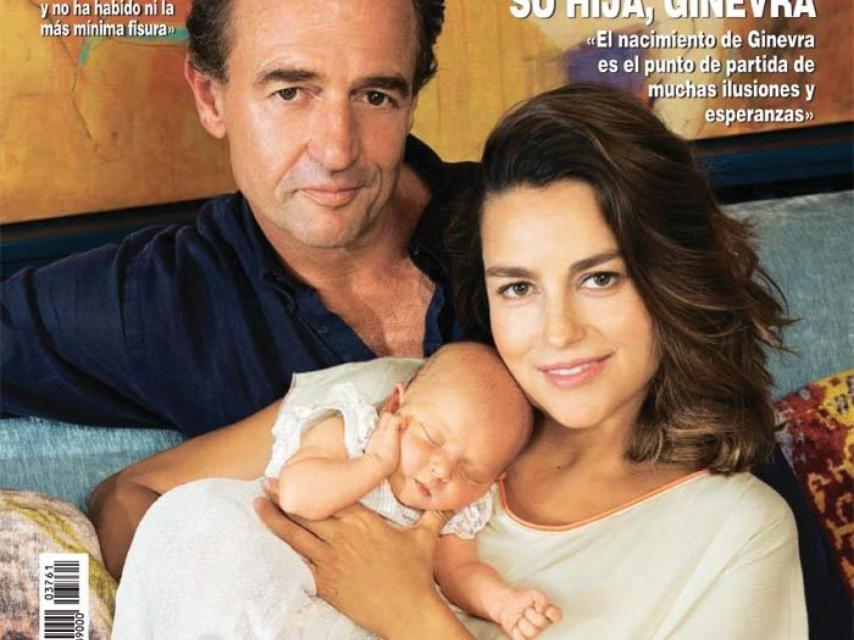 Alessandro Lequio y María Palacios presentan a su hija de portada.