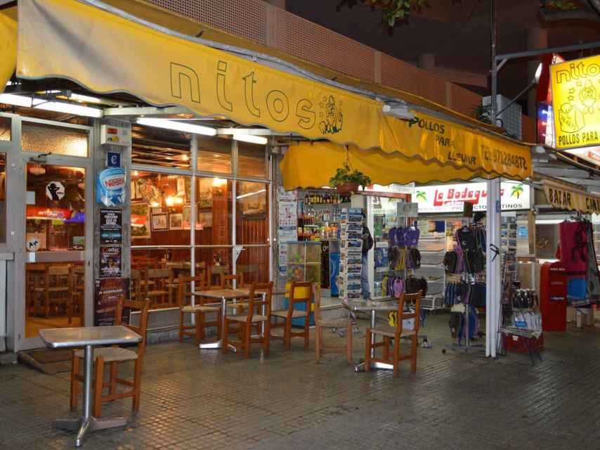 Imagen del bar Nitos, refugio de don Felipe en Mallorca.