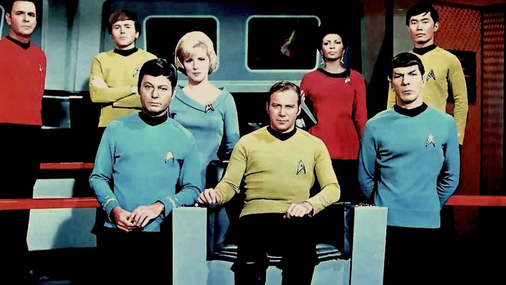 Imagen del elenco de la serie en el año 1966.