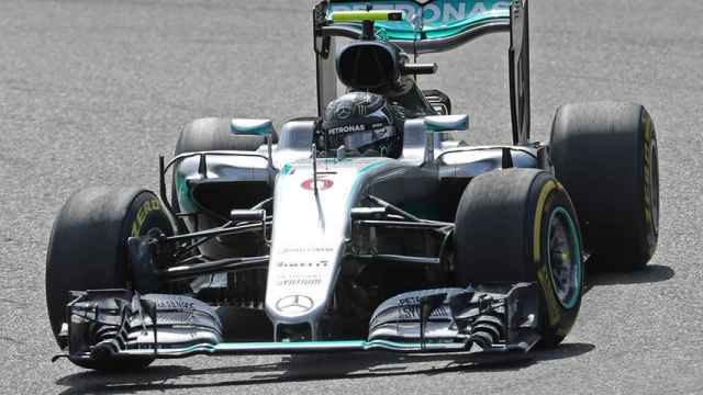 Nico Rosberg  venció en  Spa-Francorchamps .