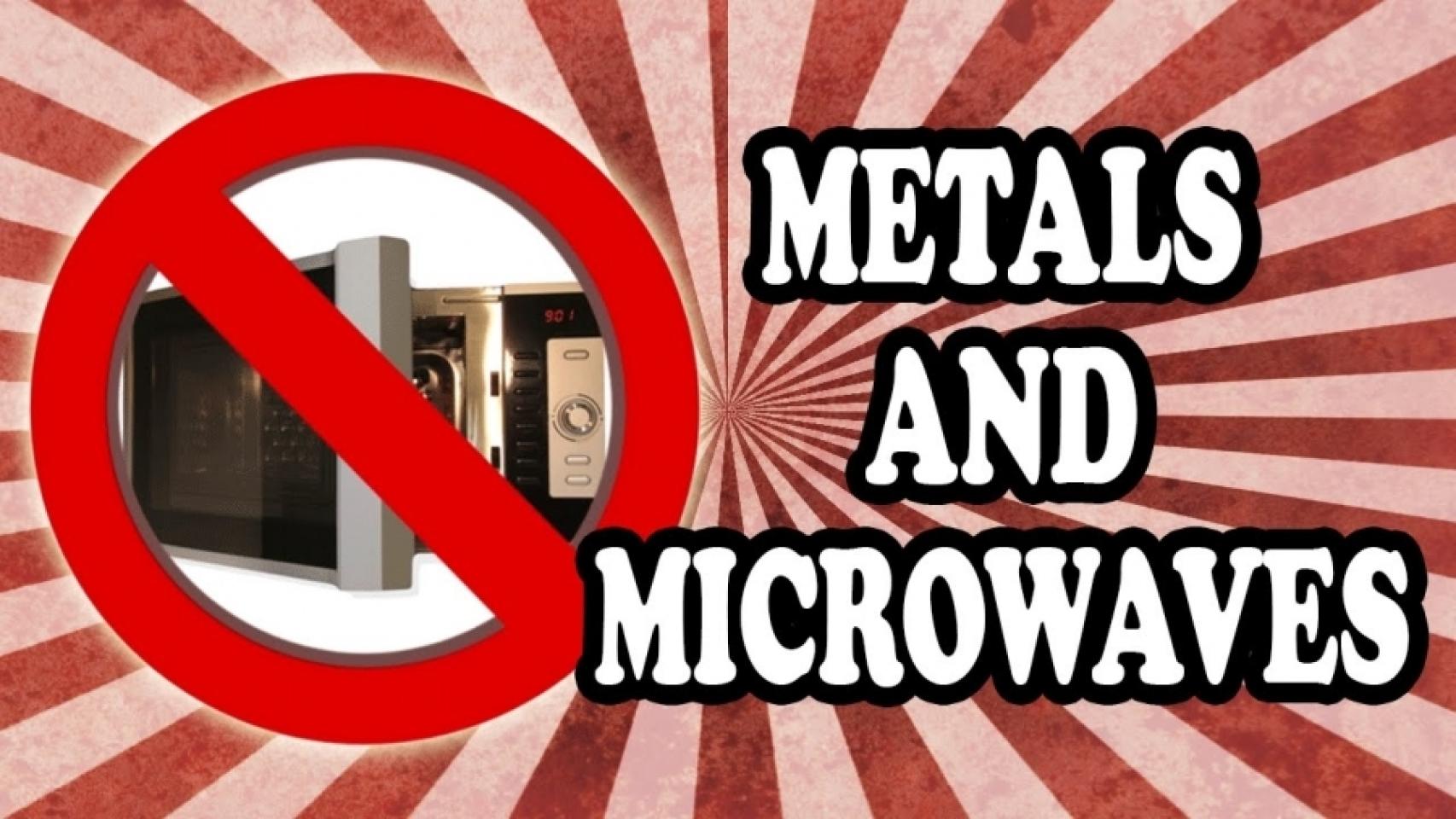 Why You Can't Put Metals in the Microwave