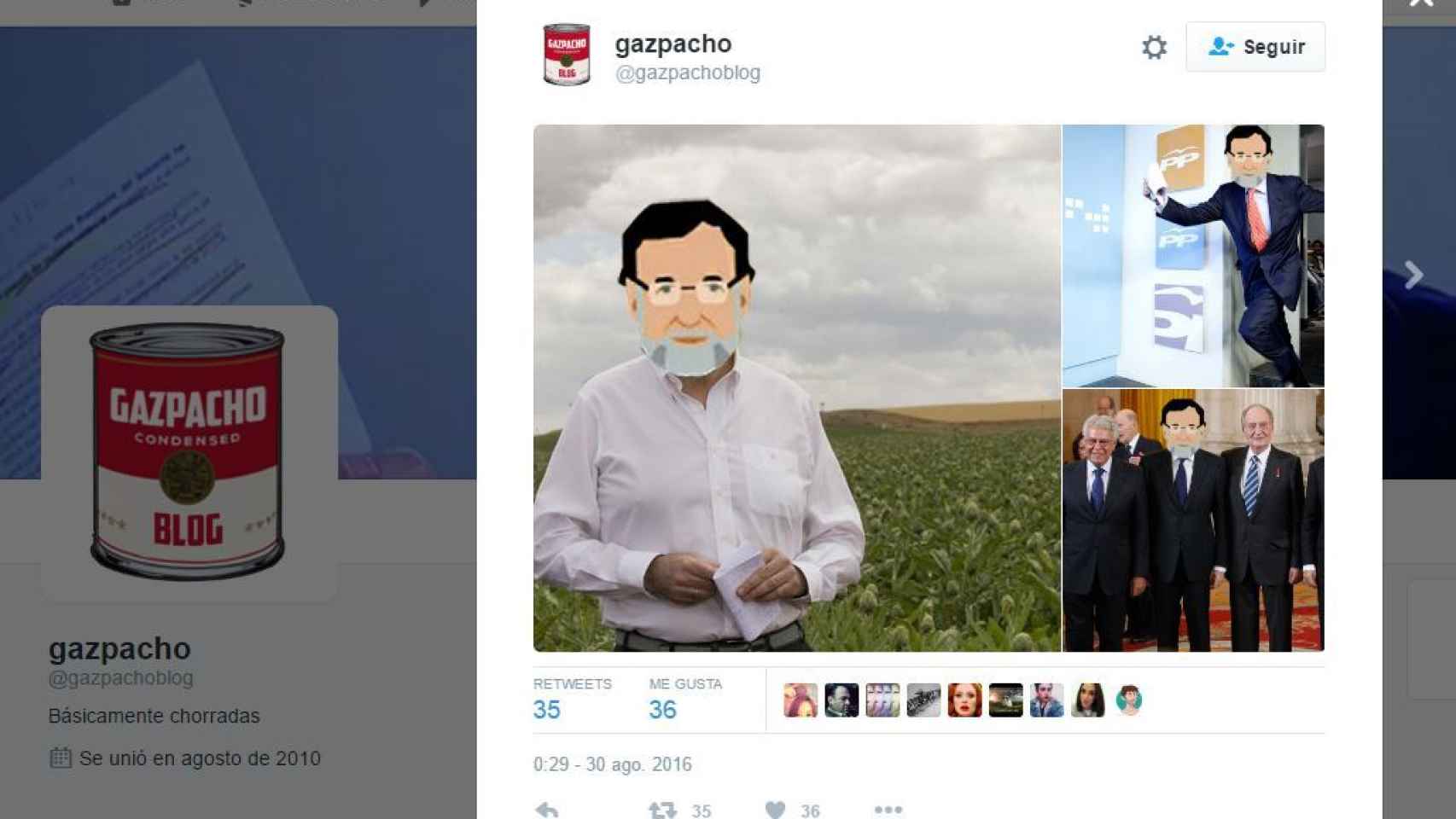 Aplicaciones varias del emoji de Rajoy.