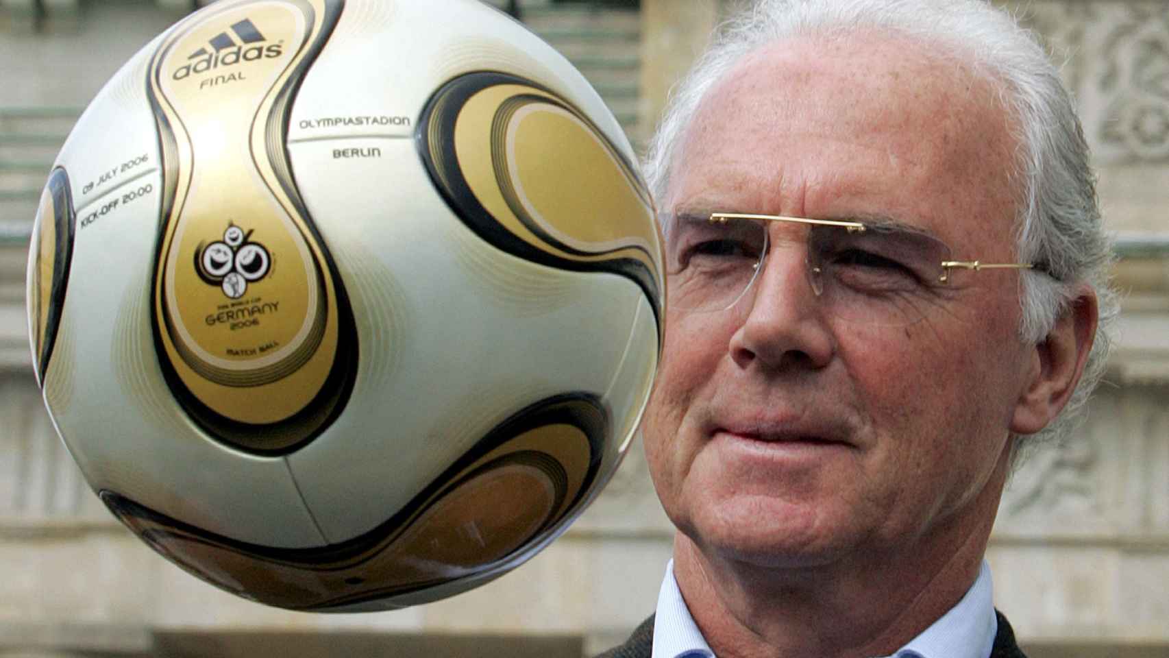 Franz Beckenbauer, en un acto de promoción del Mundial 2006.