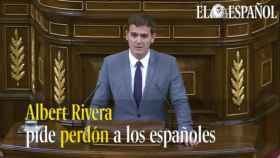 Rivera pide perdón a los españoles.