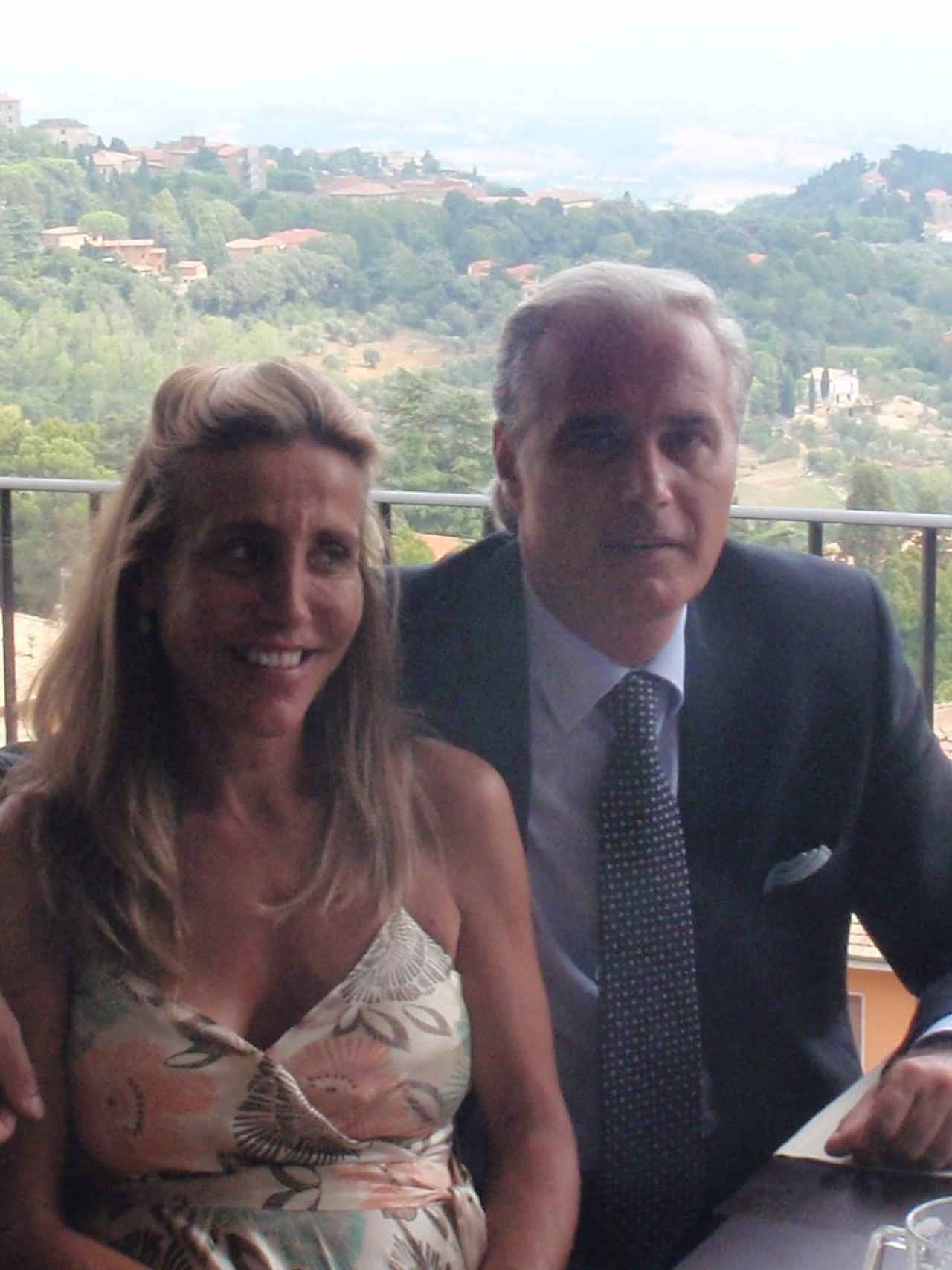 Begoña Ruiz Mateos y su marido AntonioBiondini