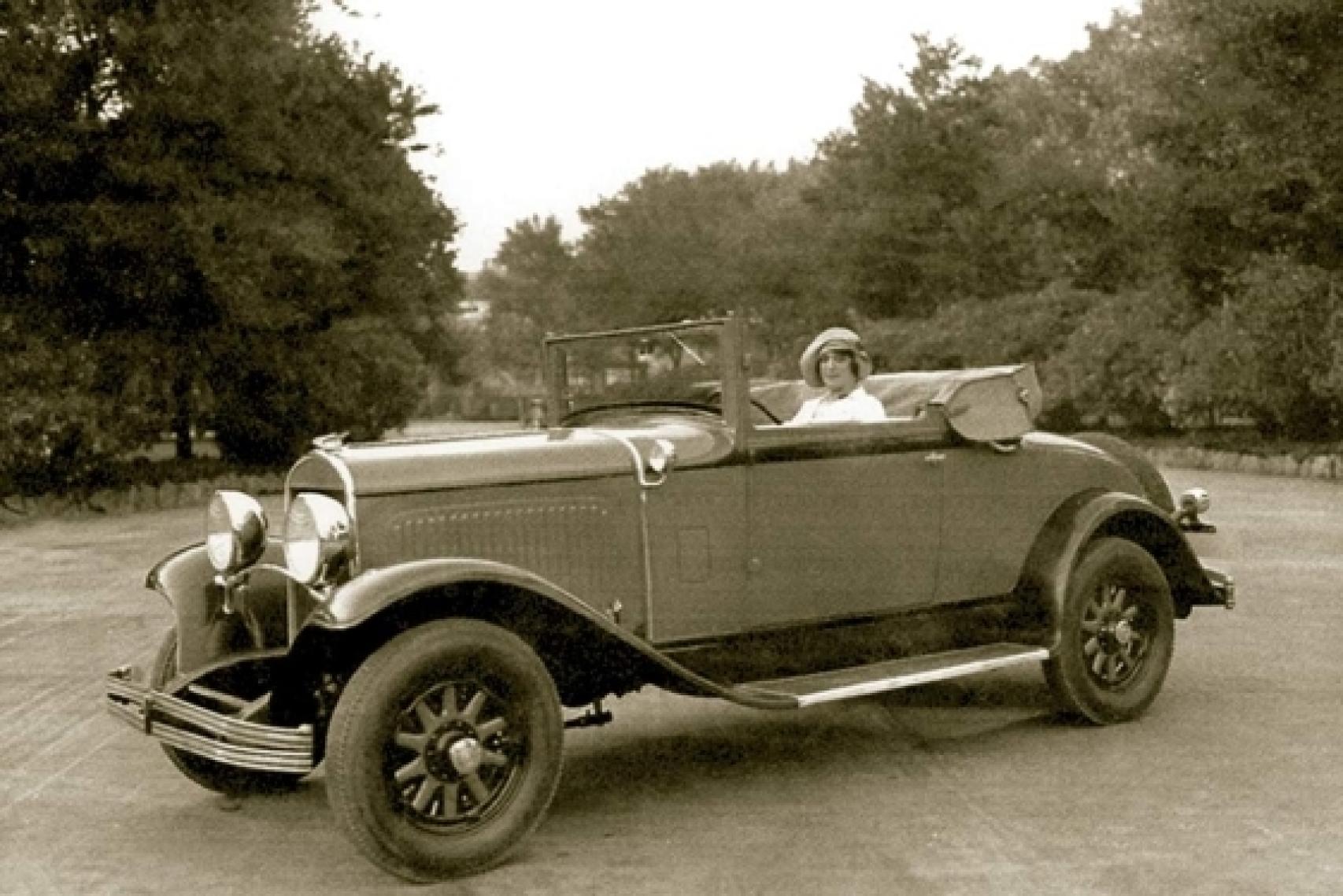 Una de las primeras mujeres que conducía en nuestro país.