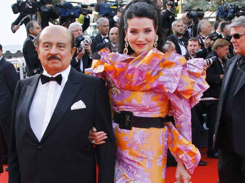 khashoggi y su esposa el pasado año en Cannes.