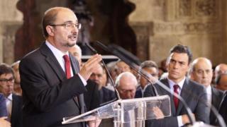 El presidente de Aragón, Javier Lambán.