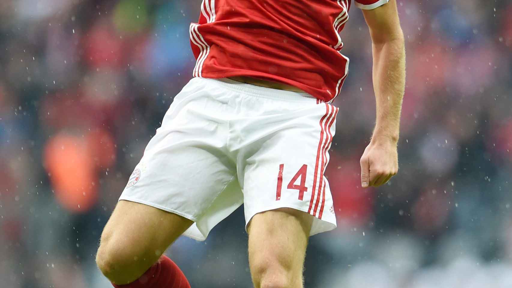 Xabi Alonso, durante un partido con el Bayern Munich.